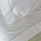 Close-up of organic cotton texture from the Serene Duvet Cover Set by Rest & Reset, showcasing lightweight softness