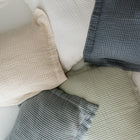 Murmur Pillow Sham by Rest & Reset layered with other bedding, designed for depth, softness, and comfort