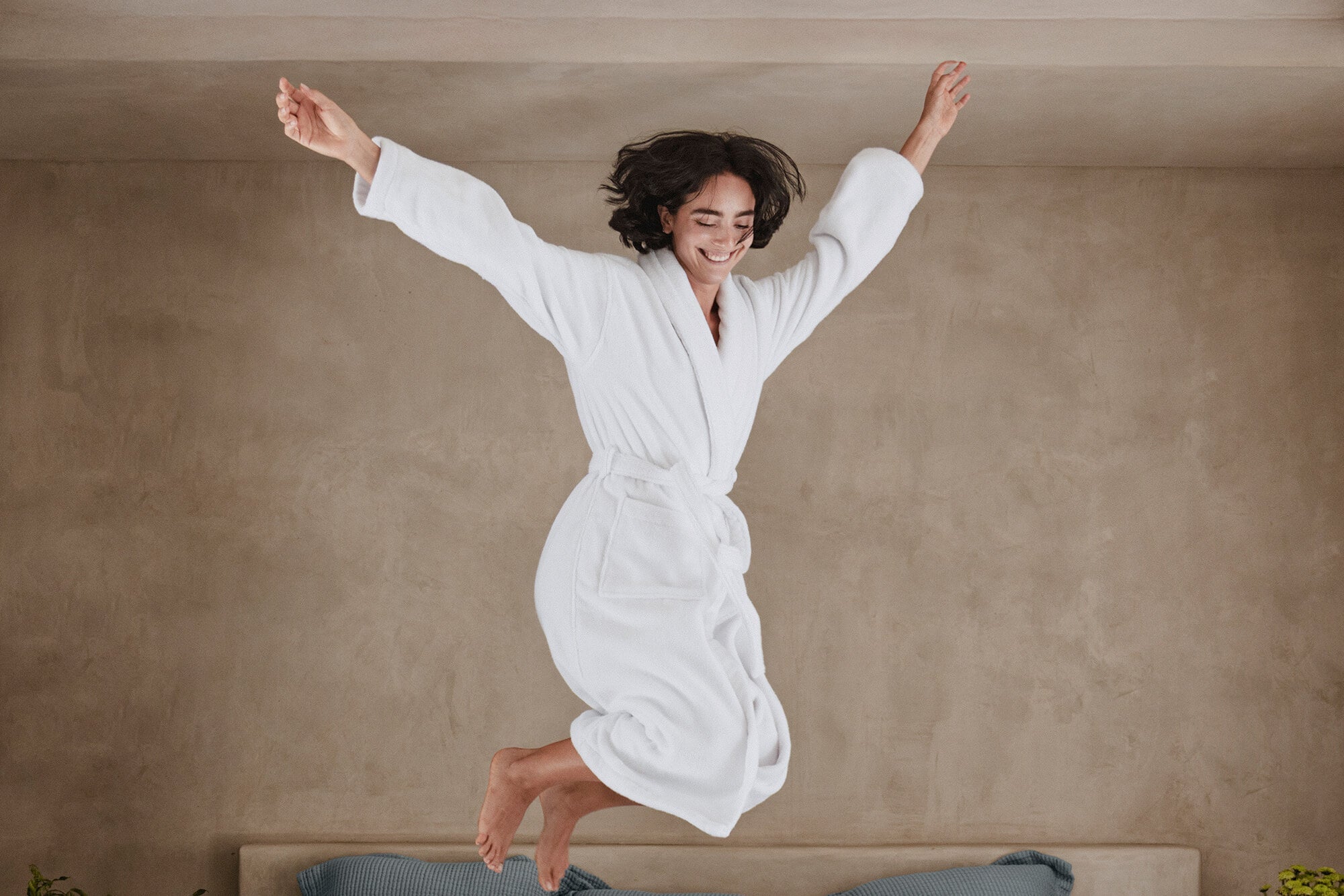 Peaceful home interior styled with natural light, representing seasonal rituals and intentional living