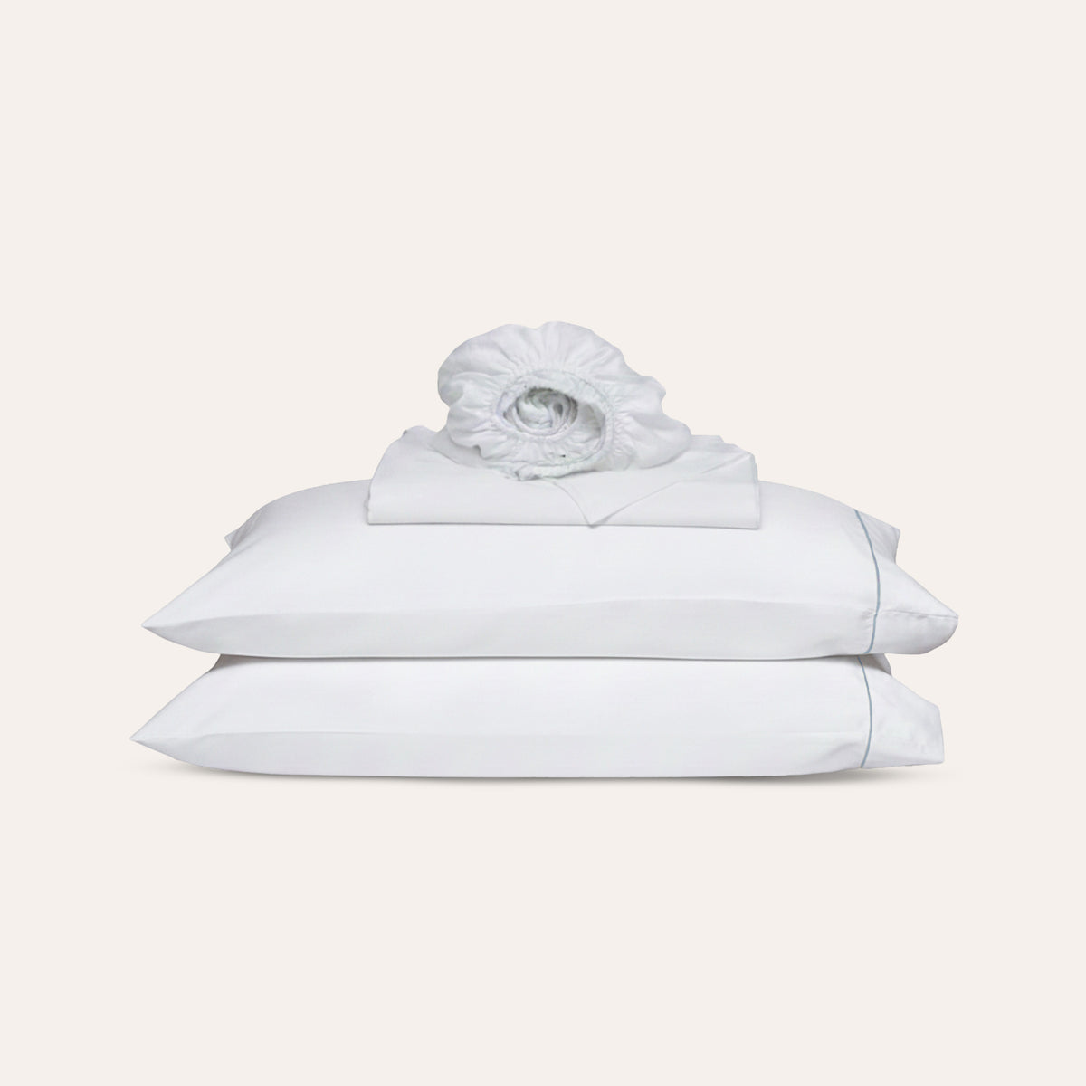 Serene Sheet Set by Rest & Reset in organic cotton, soft and breathable sheets designed for restful, everyday sleep