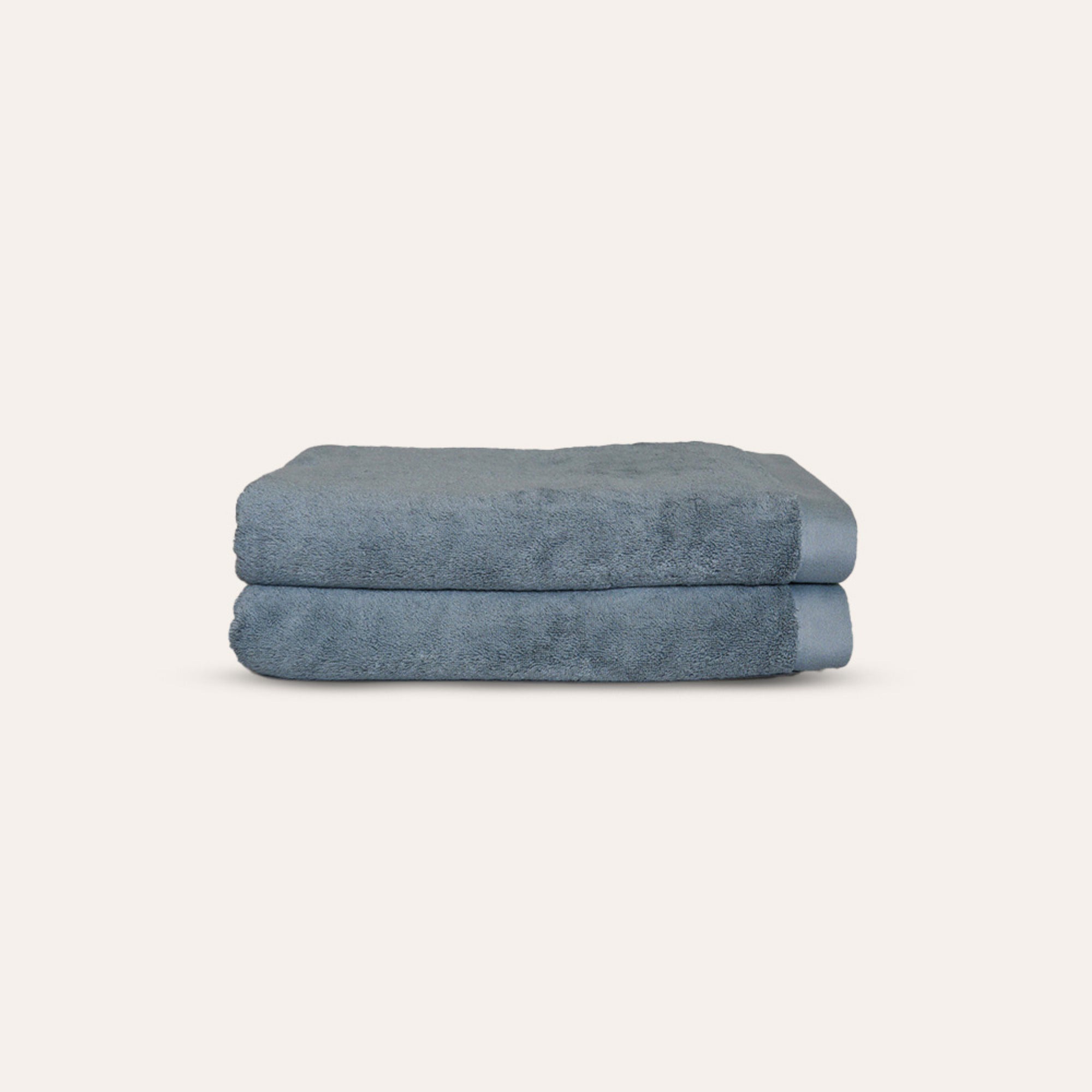 Oasis Bath Sheets Pair by Rest & Reset in organic cotton, oversized and absorbent bath sheets designed for spa-like comfort