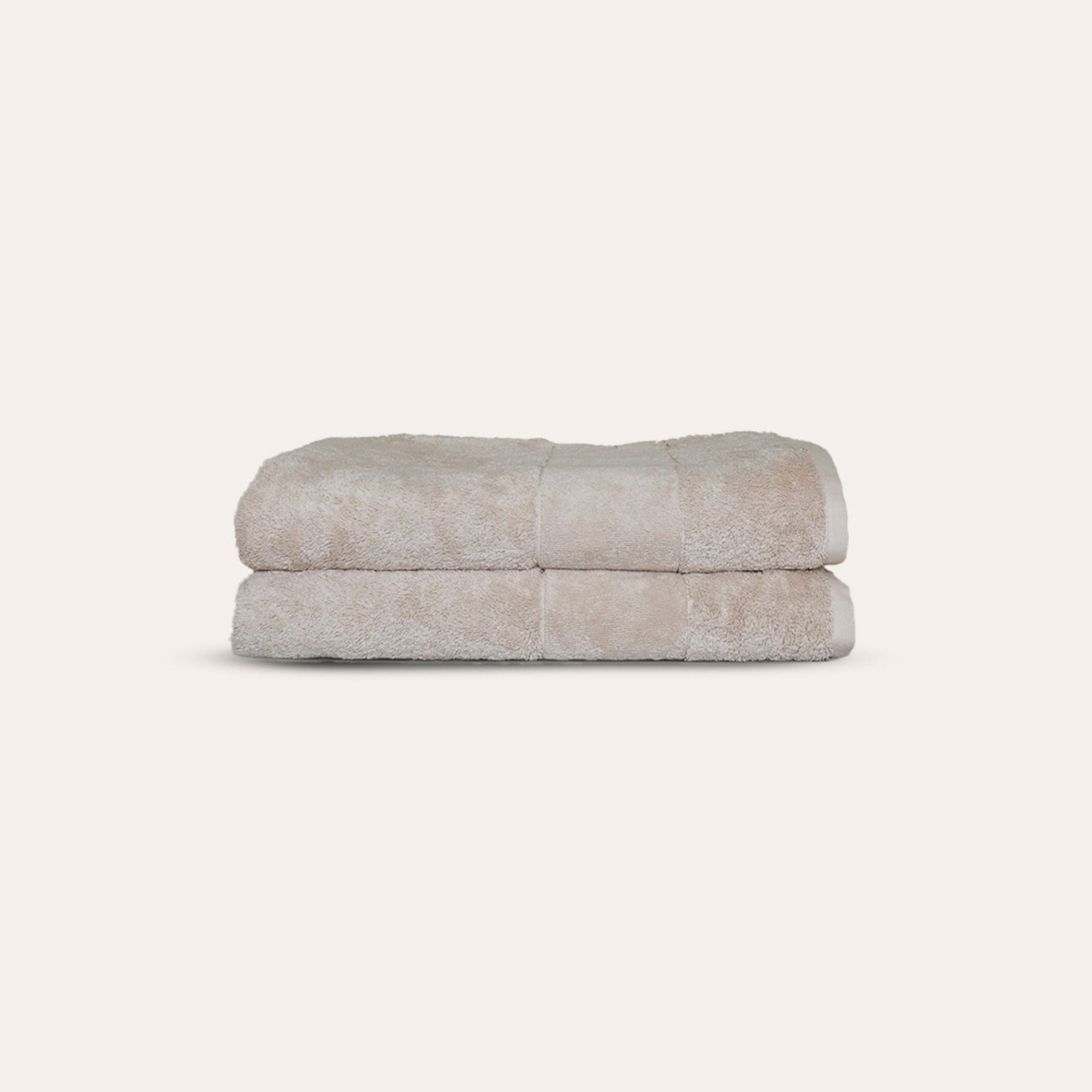 Ritual Bath Towels Pair by Rest & Reset neatly folded, showcasing premium organic cotton and clean design