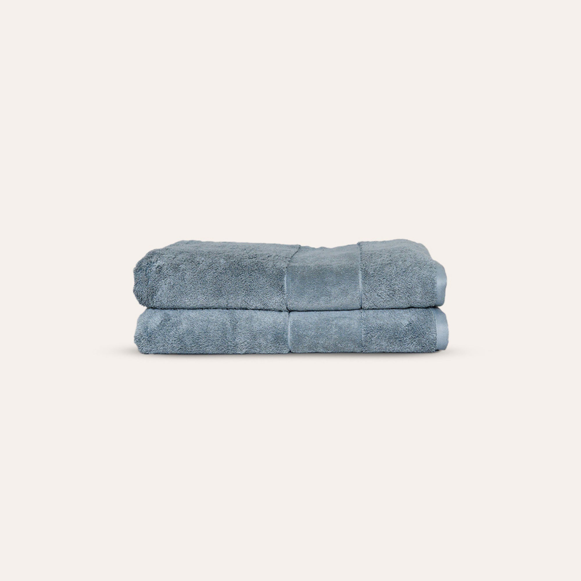 Ritual Bath Towels Pair by Rest & Reset in organic cotton, plush and absorbent bath towels designed for everyday luxury
