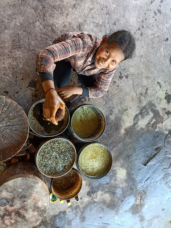 Natural dyeing