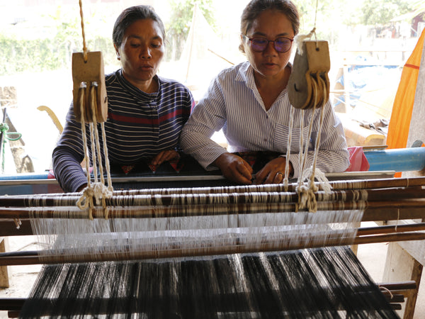 Hand-loom weaving