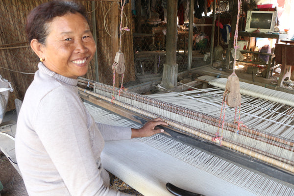 Warping the loom
