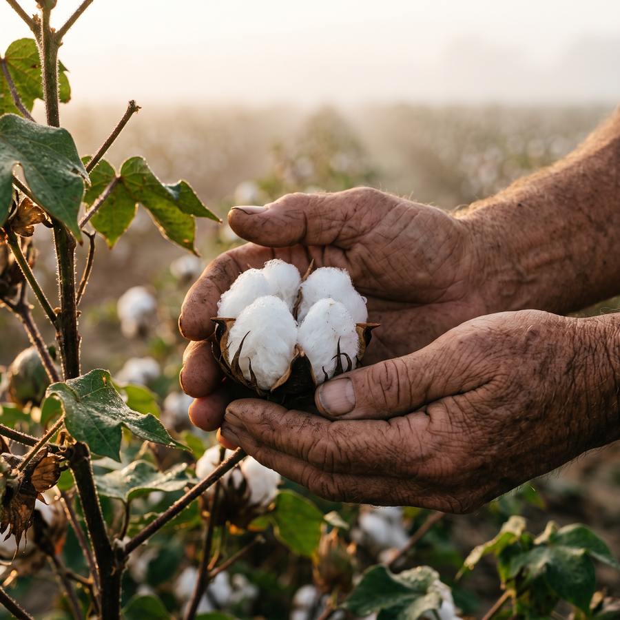 Long-staple organic cotton